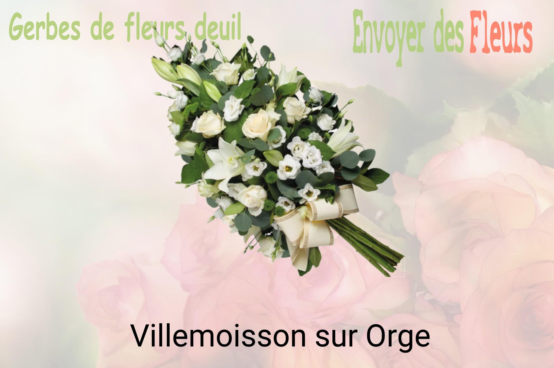 Gerbe de fleurs de deuil livrée à Villemoisson-sur-Orge